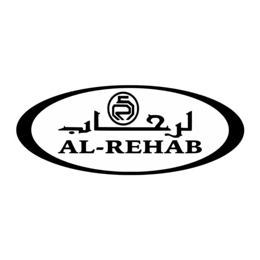 Al Rehab fragrance brand black logo