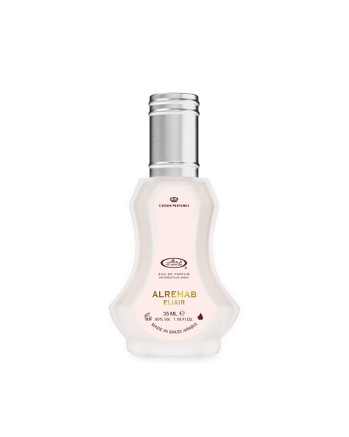 Al Rehab Elixir EDP 35ml perfume bottle – fresh floral Arabic fragrance