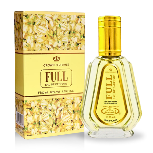 Crown Perfumes Full Eau de Perfume 50ml floral spray bottle with box