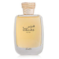 Rasasi Hawas for Her Eau de Parfum 100ml elegant feminine fragrance bottle with golden tones