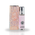 Rose Paris Roll-On Perfume Oil 10ML by Ard Al Zaafaran, featuring a beautifully designed pink bottle with elegant packaging, showcasing its luxurious unisex fragrance.
