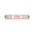 Satya White Sage incense 15g agarbatti pack with traditional grey and red packaging