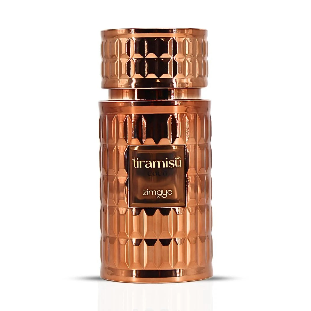Zimaya Tiramisu Coco Eau de Parfum 100ml gourmand vanilla dessert fragrance bottle